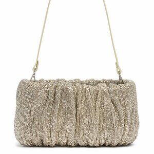 STAUD | Silver Beaded Bean Bag